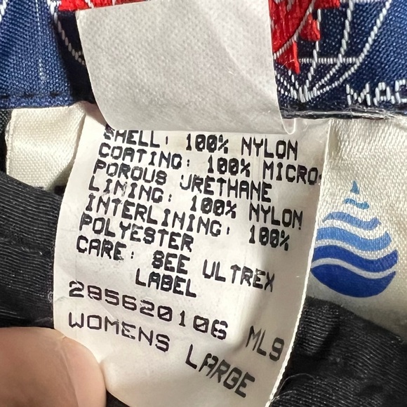 Vintage Polaris IndyTech USA Snowmobile Bibs Suit Women’s Large Black - Picture 5 of 7